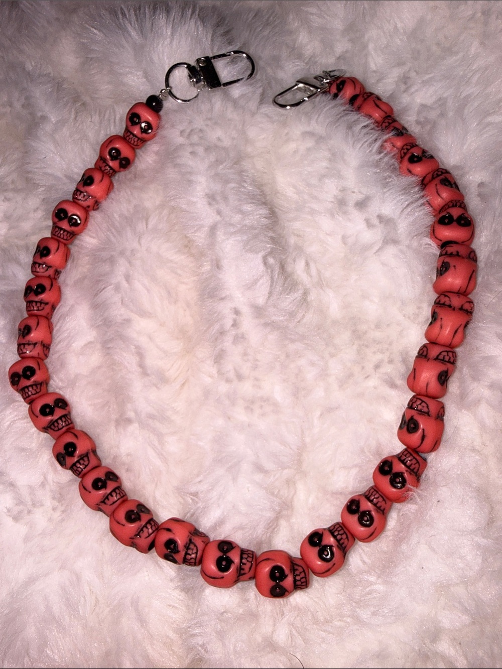 Pink Skull Bag Chain Halloween